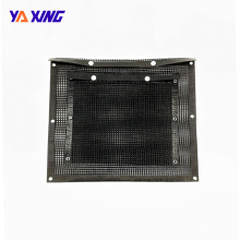 3 closure buttons add to each side to ensure longer using life Yaxing Mesh Grill Bags